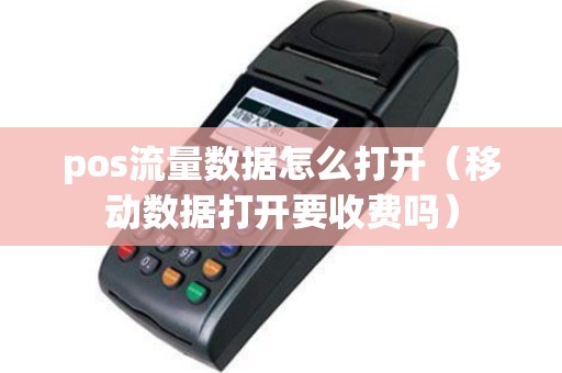 pos流量数据怎么打开（移动数据打开要收费吗）