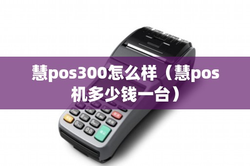 慧pos300怎么样（慧pos机多少钱一台）