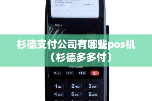 杉德支付公司有哪些pos机（杉德多多付）