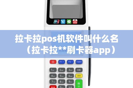 拉卡拉pos机软件叫什么名（拉卡拉**刷卡器app）