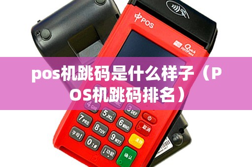 pos机跳码是什么样子（POS机跳码排名）