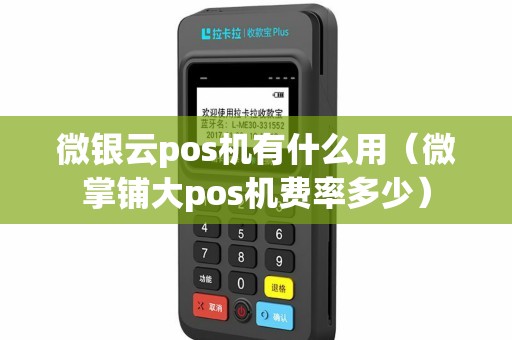微银云pos机有什么用(微掌铺大pos机费率多少) 微银云pos机有什么用(微掌铺大pos机费率多少)