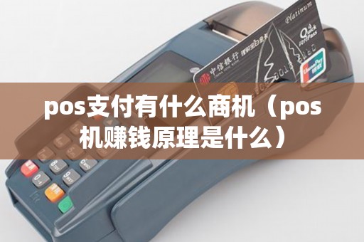 pos支付有什么商机（pos机赚钱原理是什么）