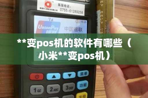 **变pos机的软件有哪些（小米**变pos机）