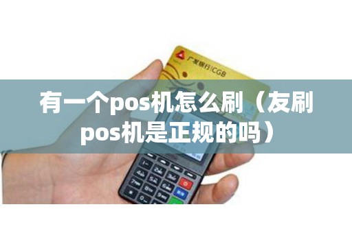 有一个pos机怎么刷（友刷pos机是正规的吗）