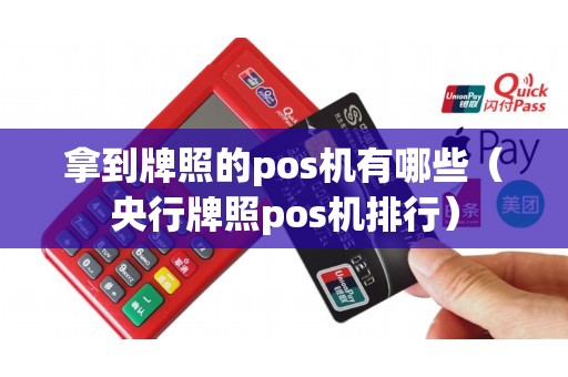 拿到牌照的pos机有哪些（央行牌照pos机排行）