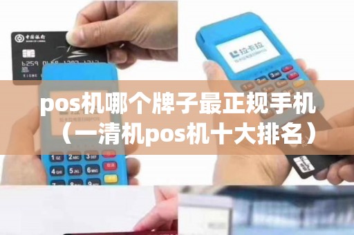 pos机哪个牌子最正规手机（一清机pos机十大排名）