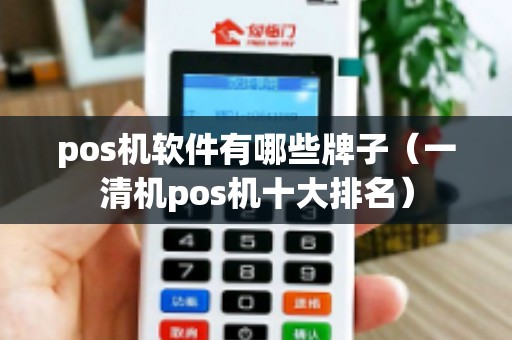 pos机软件有哪些牌子（一清机pos机十大排名）