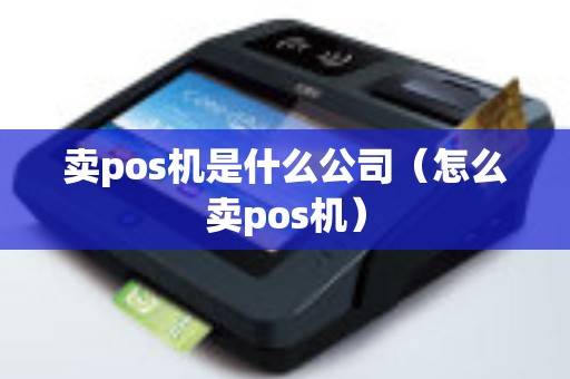 卖pos机是什么公司（怎么卖pos机）