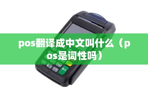 pos翻译成中文叫什么（pos是词性吗）