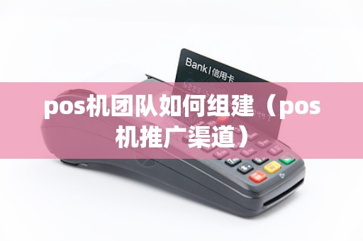 pos机团队如何组建（pos机推广渠道）