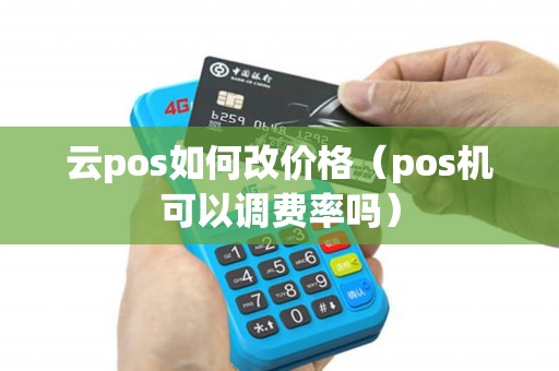 云pos如何改价格（pos机可以调费率吗）