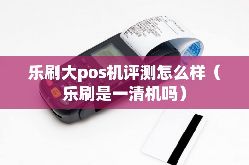 乐刷大pos机评测怎么样（乐刷是一清机吗）