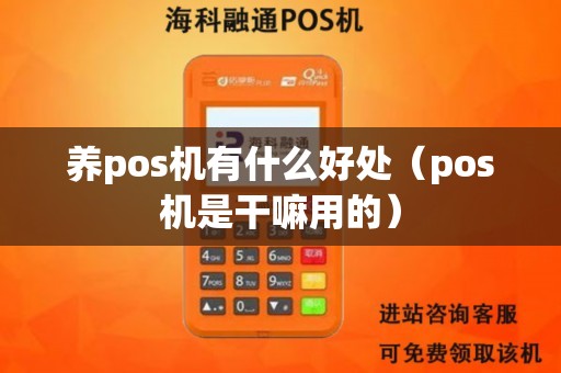养pos机有什么好处（pos机是干嘛用的）