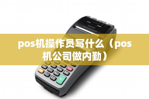 pos机操作员写什么（pos机公司做内勤）