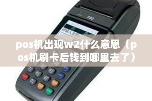 pos机出现w2什么意思（pos机刷卡后钱到哪里去了）