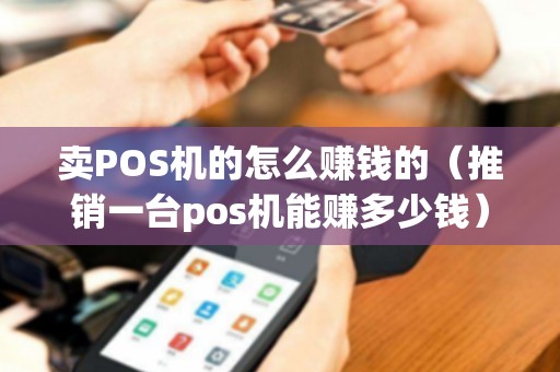 卖POS机的怎么赚钱的（推销一台pos机能赚多少钱）