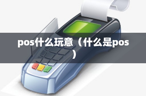 pos什么玩意（什么是pos）