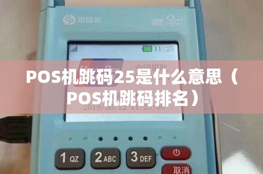 POS机跳码25是什么意思（POS机跳码排名）