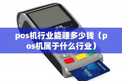 pos机行业能赚多少钱（pos机属于什么行业）