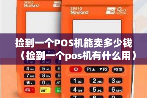 捡到一个POS机能卖多少钱（捡到一个pos机有什么用）