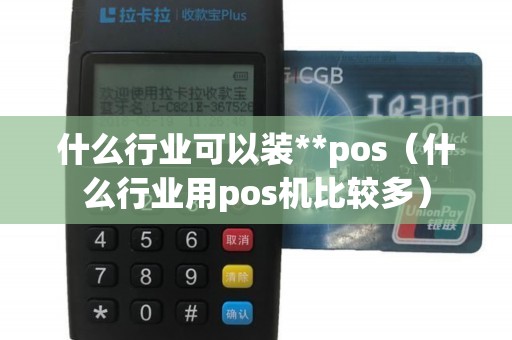 什么行业可以装**pos（什么行业用pos机比较多）