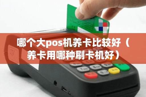 哪个大pos机养卡比较好（养卡用哪种刷卡机好）