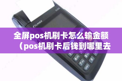 全屏pos机刷卡怎么输金额（pos机刷卡后钱到哪里去了）