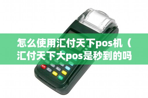 怎么使用汇付天下pos机(汇付天下大pos是秒到的吗) 怎么使用汇付天下pos机(汇付天下大pos是秒到的吗)