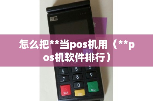 怎么把**当pos机用（**pos机软件排行）