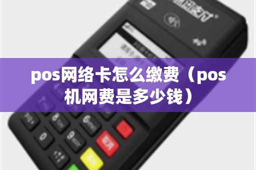 pos网络卡怎么缴费（pos机网费是多少钱）