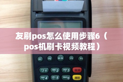 友刷pos怎么使用步骤6（pos机刷卡视频教程）