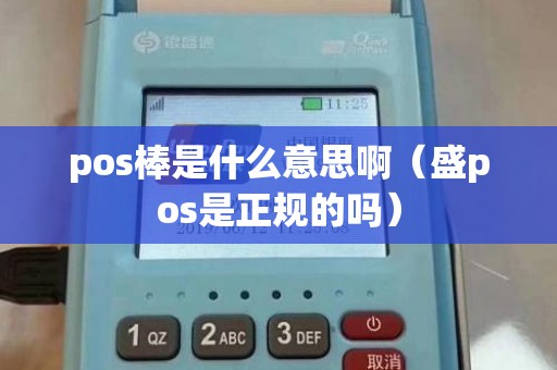 pos棒是什么意思啊（盛pos是正规的吗）