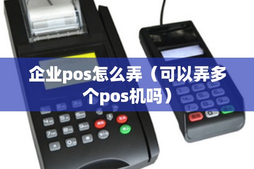 企业pos怎么弄（可以弄多个pos机吗）
