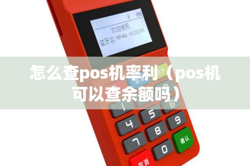 怎么查pos机率利（pos机可以查余额吗）