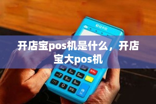 开店宝pos机是什么，开店宝大pos机
