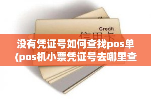 没有凭证号如何查找pos单(pos机小票凭证号去哪里查询)