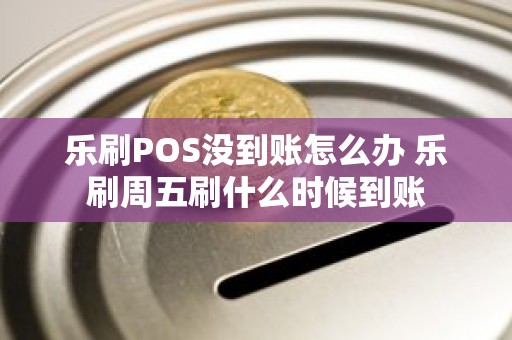 乐刷POS没到账怎么办 乐刷周五刷什么时候到账