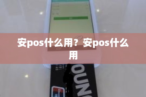 安pos什么用？安pos什么用