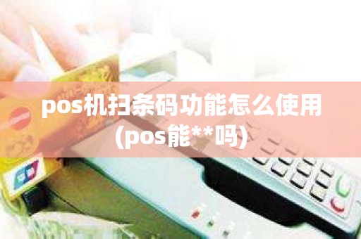 pos机扫条码功能怎么使用(pos能**吗)