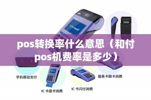 pos转换率什么意思（和付pos机费率是多少）