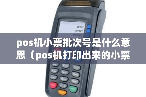pos机小票批次号是什么意思（pos机打印出来的小票叫什么）
