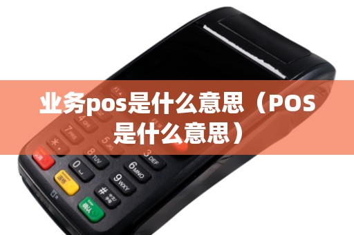 业务pos是什么意思（POS是什么意思）