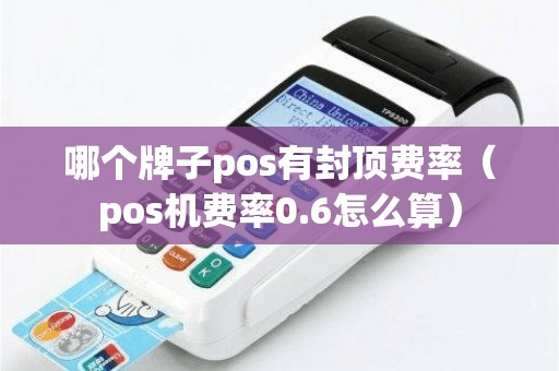 哪个牌子pos有封顶费率（pos机费率0.6怎么算）