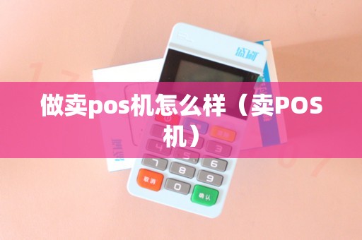 做卖pos机怎么样（卖POS机）