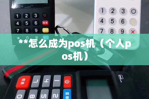 **怎么成为pos机（个人pos机）