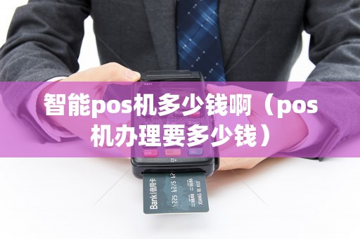 智能pos机多少钱啊（pos机办理要多少钱）