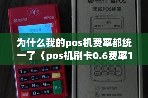 为什么我的pos机费率都统一了（pos机刷卡0.6费率100是多少钱）