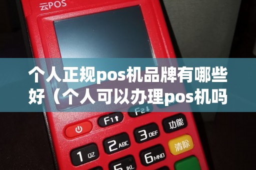 个人正规pos机品牌有哪些好（个人可以办理pos机吗）