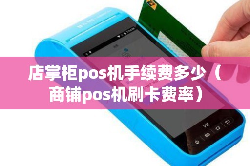 店掌柜pos机手续费多少（商铺pos机刷卡费率）